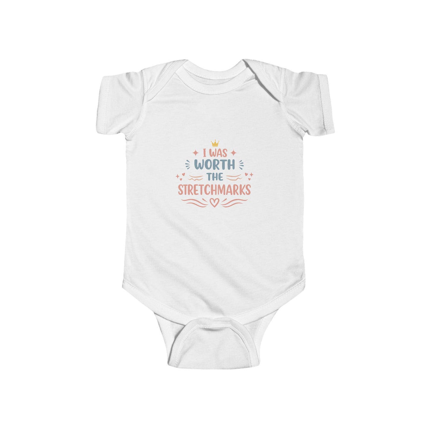 Adorable Baby Bodysuit - 'I Was Worth The Stretchmarks' - Perfect Gift for New Moms