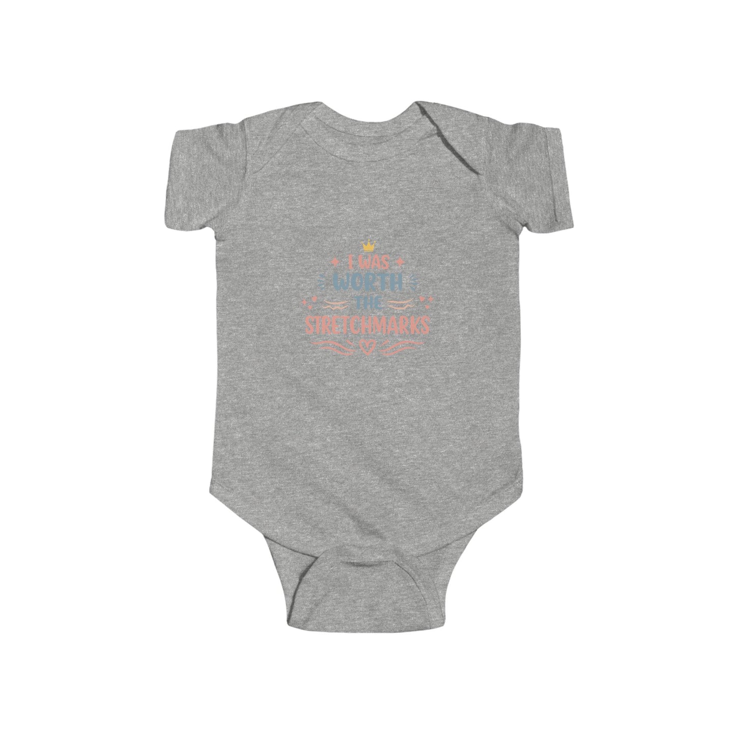 Adorable Baby Bodysuit - 'I Was Worth The Stretchmarks' - Perfect Gift for New Moms